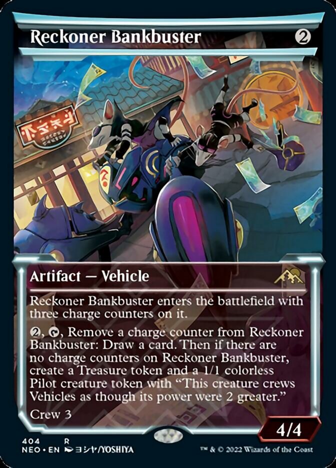Reckoner Bankbuster (Showcase Soft Glow) [Kamigawa: Neon Dynasty] | Tabernacle Games
