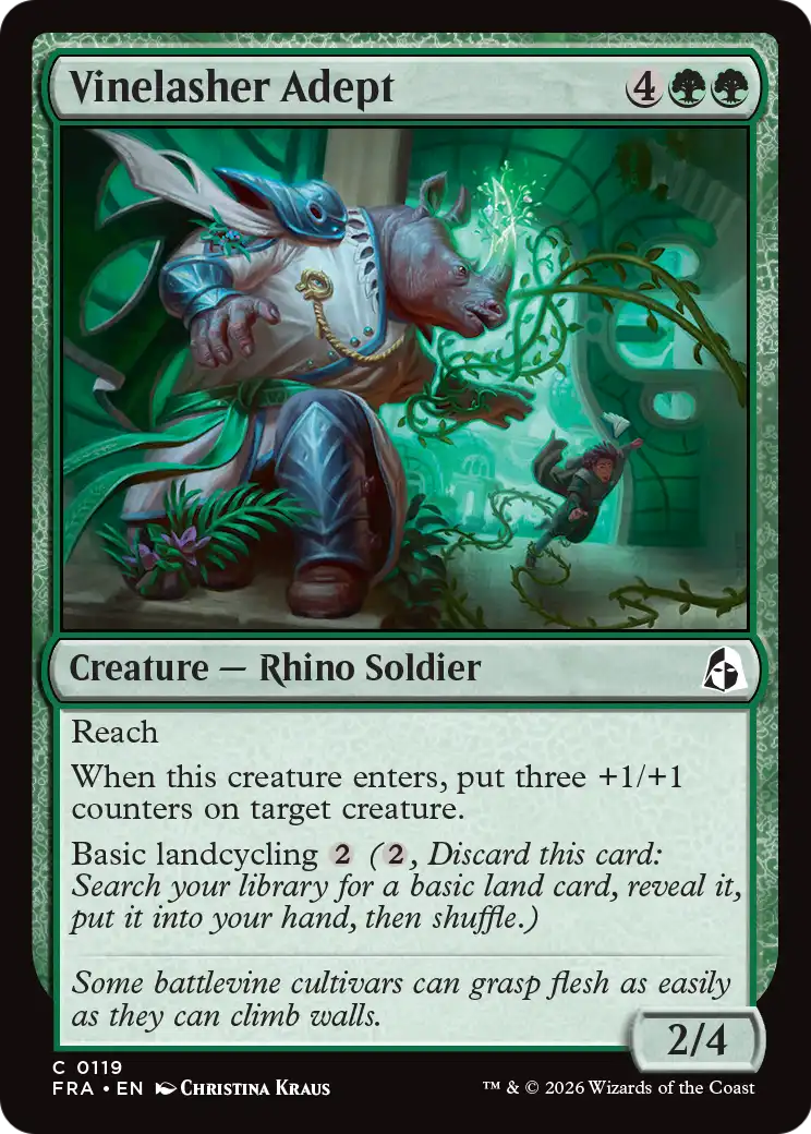 Vinelasher Adept [Reality Fracture] | Tabernacle Games