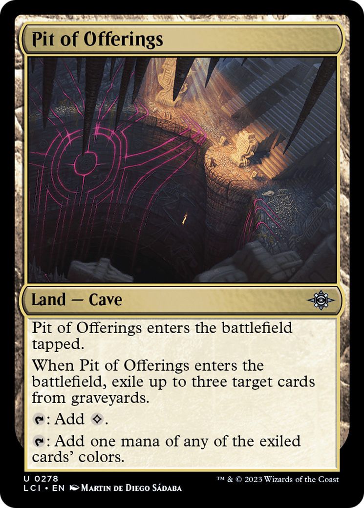 Pit of Offerings [The Lost Caverns of Ixalan] | Tabernacle Games