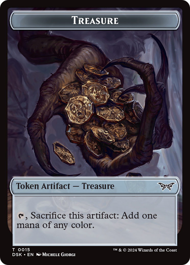 Treasure Token [Duskmourn: House of Horror Tokens] | Tabernacle Games