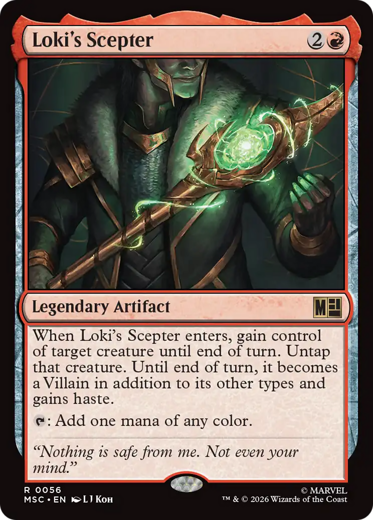 Loki's Scepter [Marvel Super Heroes Commander] | Tabernacle Games
