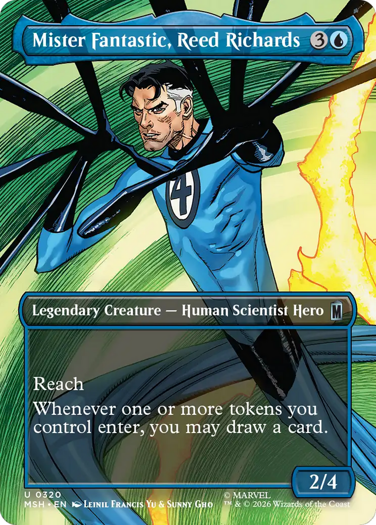 Mister Fantastic, Reed Richards (Borderless) [Marvel Super Heroes] | Tabernacle Games
