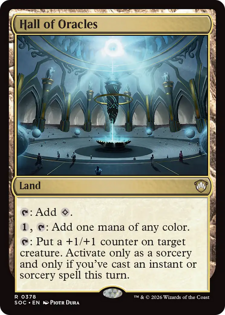 Hall of Oracles [Secrets of Strixhaven Commander] | Tabernacle Games