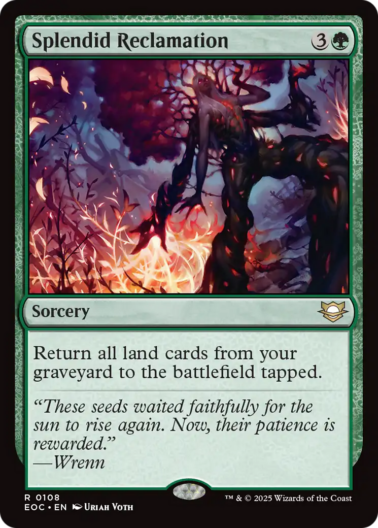 Splendid Reclamation [Edge of Eternities Commander] | Tabernacle Games