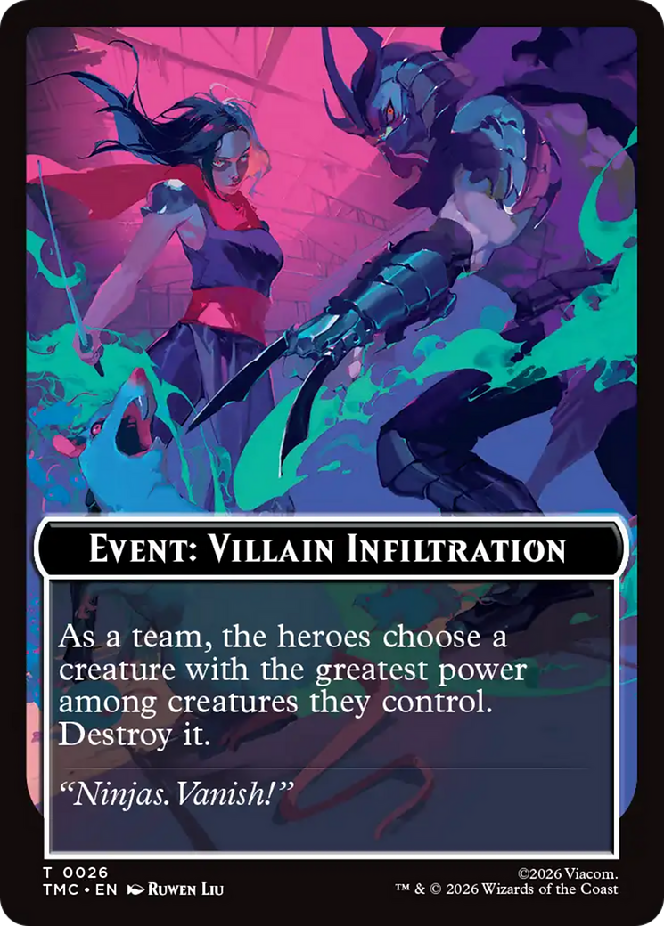 Event: Villain Infiltration [Teenage Mutant Ninja Turtles Commander Tokens] | Tabernacle Games
