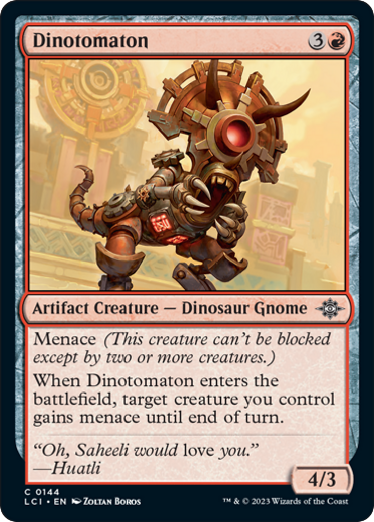 Dinotomaton [The Lost Caverns of Ixalan] | Tabernacle Games