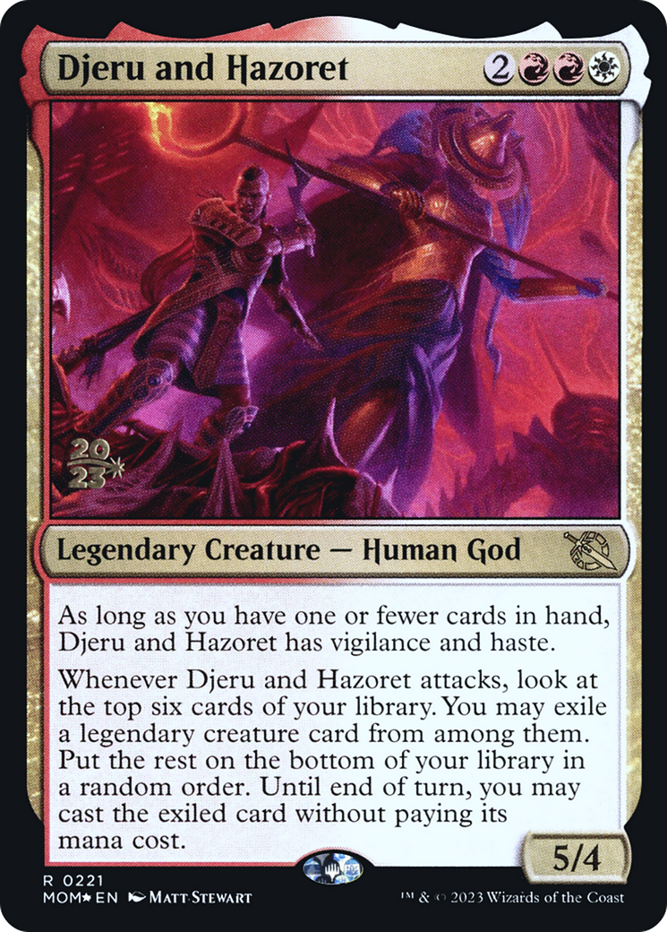 Djeru and Hazoret [March of the Machine Prerelease Promos] | Tabernacle Games