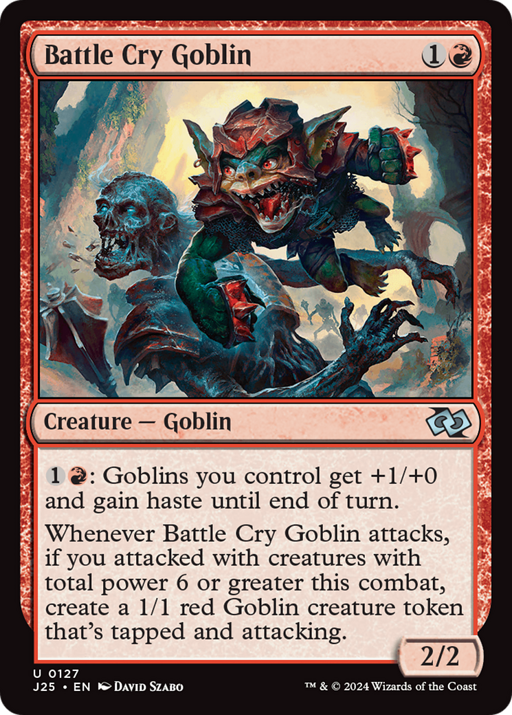 Battle Cry Goblin [Foundations Jumpstart] | Tabernacle Games