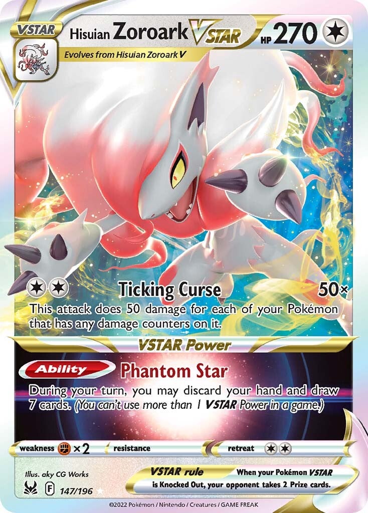 Hisuian Zoroark VSTAR (147/196) [Sword & Shield: Lost Origin] | Tabernacle Games