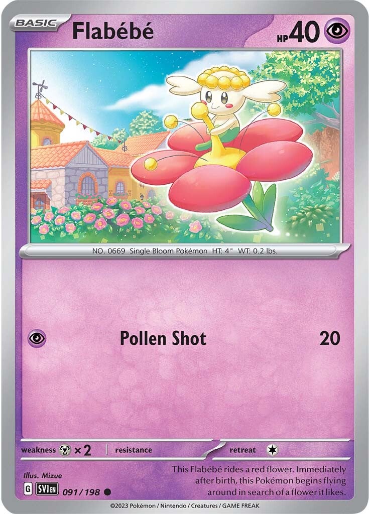 Flabebe (091/198) [Scarlet & Violet: Base Set] | Tabernacle Games