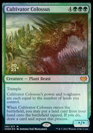 Cultivator Colossus [Innistrad: Crimson Vow Prerelease Promos] | Tabernacle Games