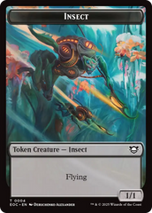 Insect // Beast (0005) Double-Sided Token [Edge of Eternities Commander Tokens] | Tabernacle Games