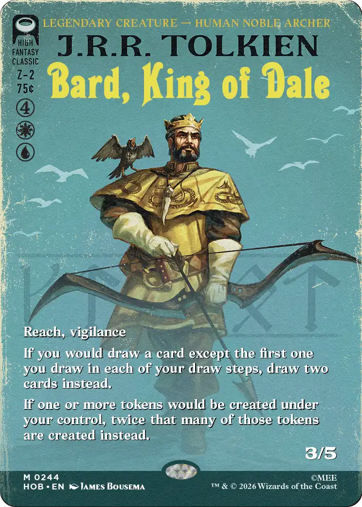 Bard, King of Dale (Borderless) [The Hobbit] | Tabernacle Games