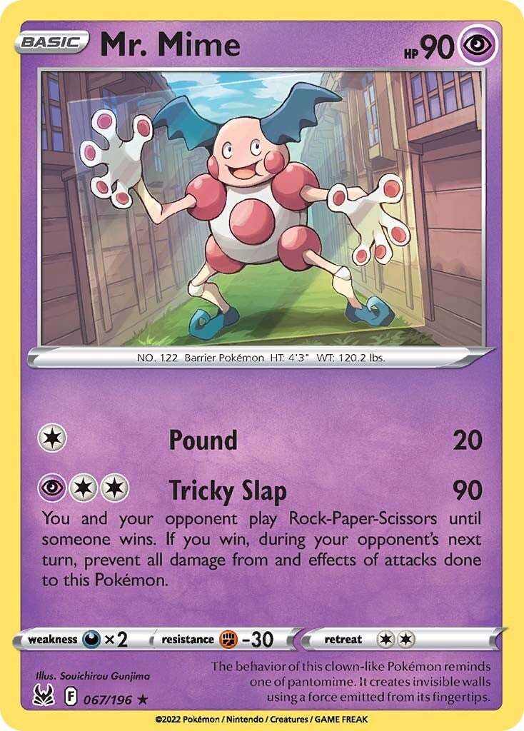 Mr. Mime (067/196) [Sword & Shield: Lost Origin] | Tabernacle Games