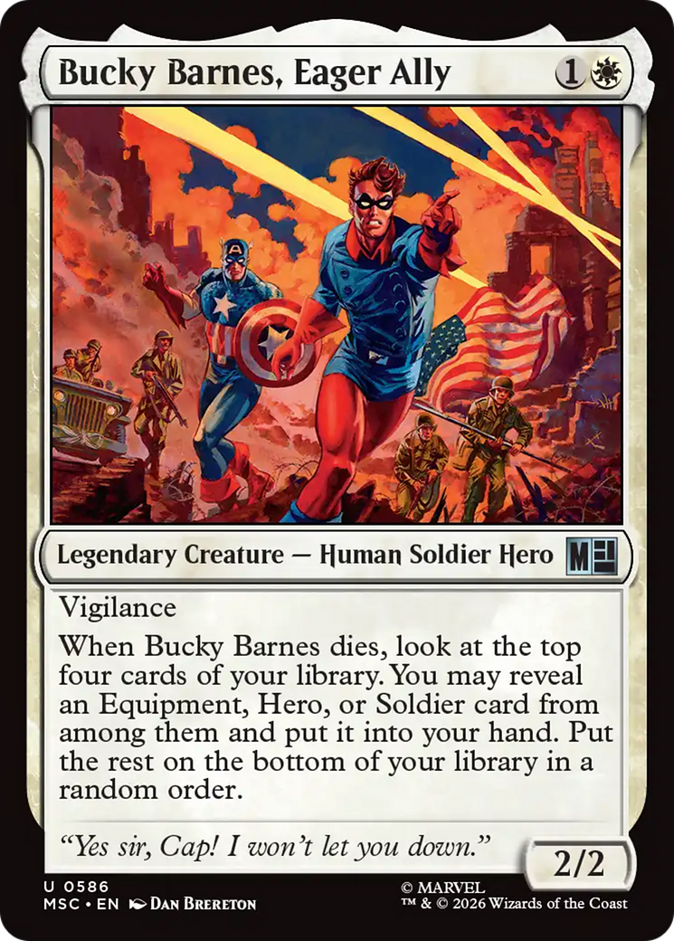 Bucky Barnes, Eager Ally [Marvel Super Heroes Commander] | Tabernacle Games