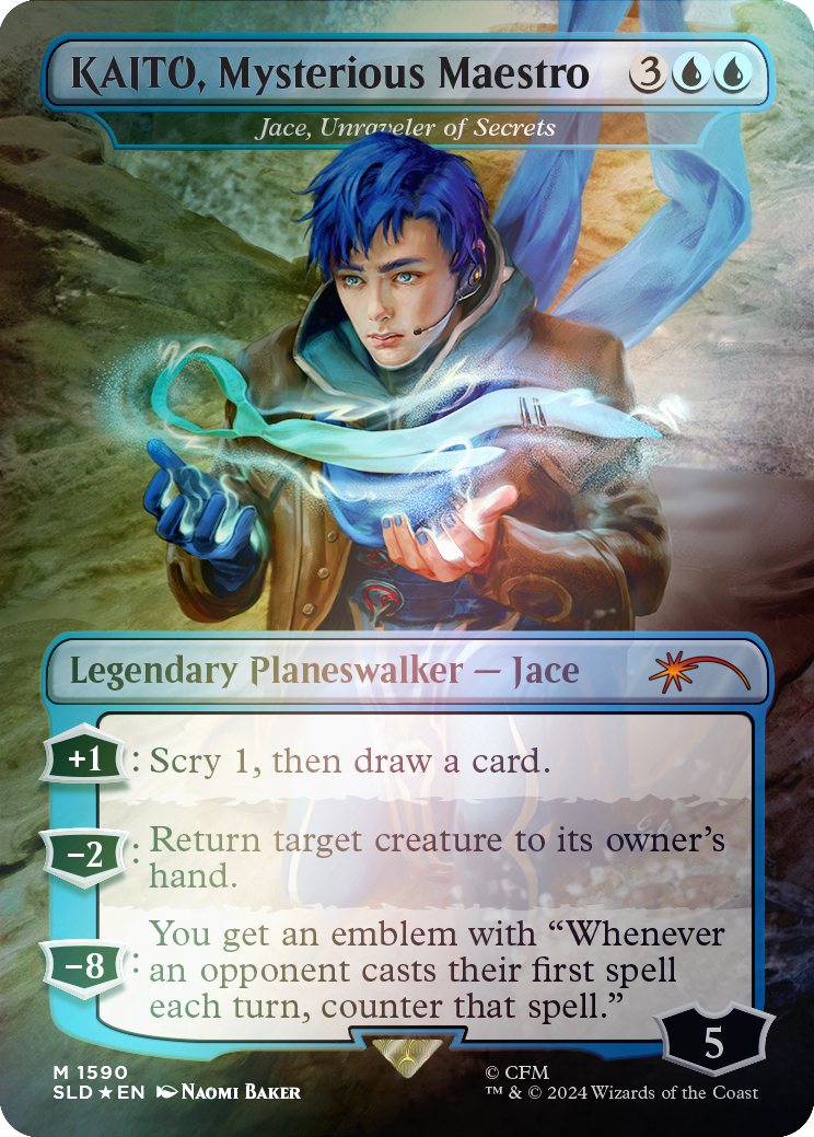 KAITO, Mysterious Maestro - Jace, Unraveler of Secrets (Rainbow Foil) [Secret Lair Drop Series] | Tabernacle Games