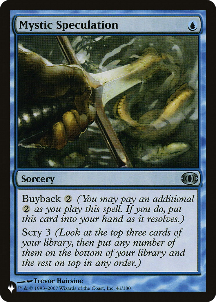 Mystic Speculation [The List] | Tabernacle Games