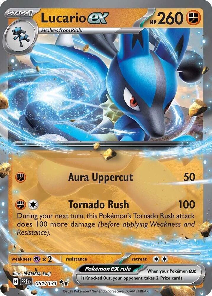 Lucario ex (051/131) [Scarlet & Violet: Prismatic Evolutions] | Tabernacle Games