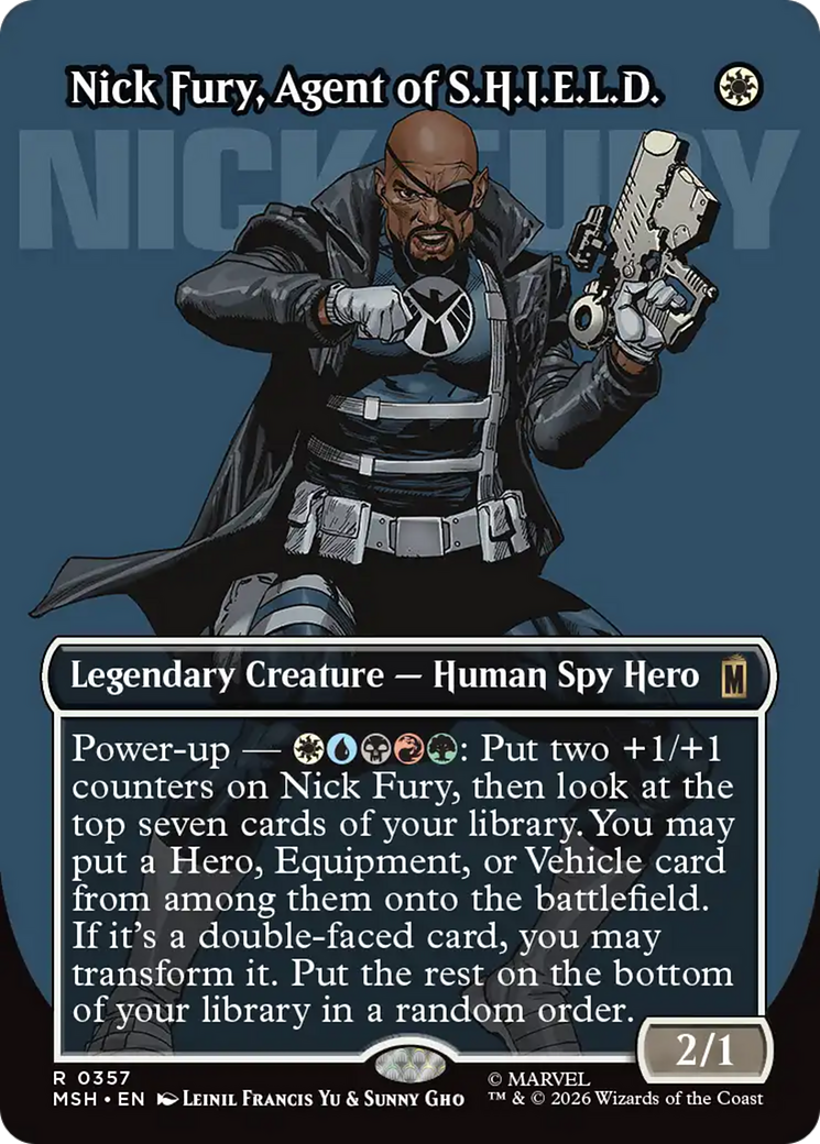 Nick Fury, Agent of S.H.I.E.L.D. (Borderless) (0357) [Marvel Super Heroes] | Tabernacle Games