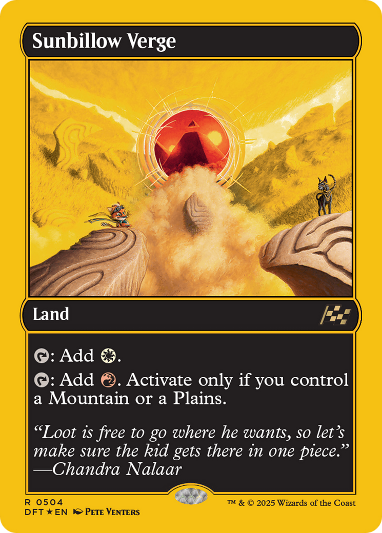 Sunbillow Verge (First-Place Foil) [Aetherdrift] | Tabernacle Games