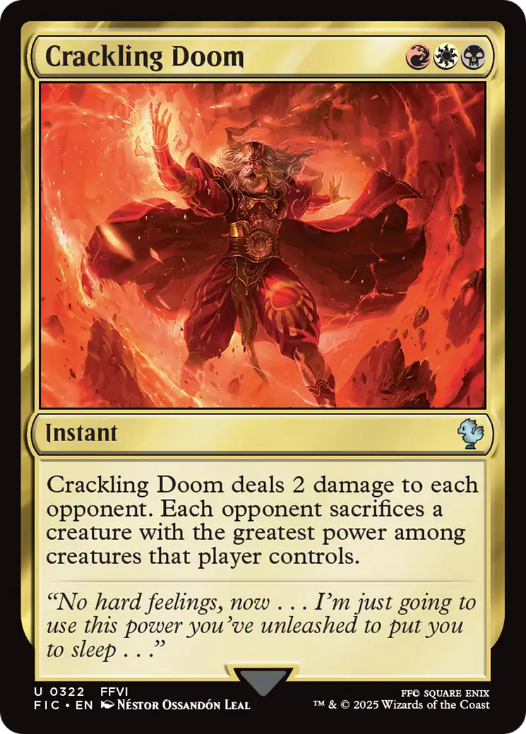 Crackling Doom [FINAL FANTASY Commander] | Tabernacle Games