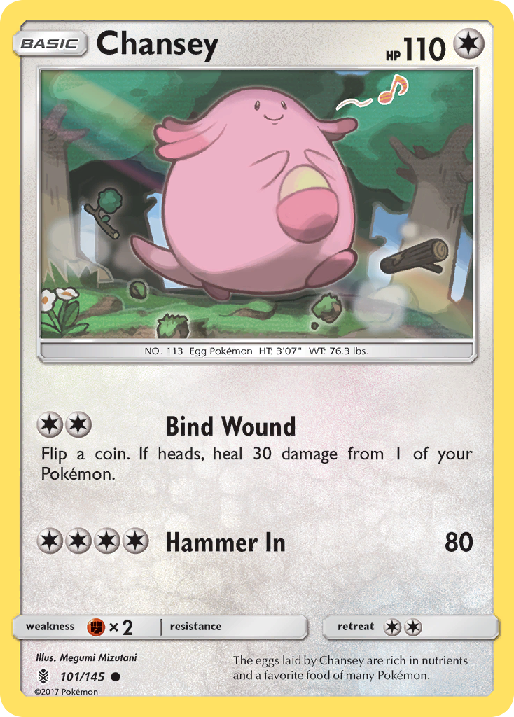 Chansey (101/145) [Sun & Moon: Guardians Rising] | Tabernacle Games