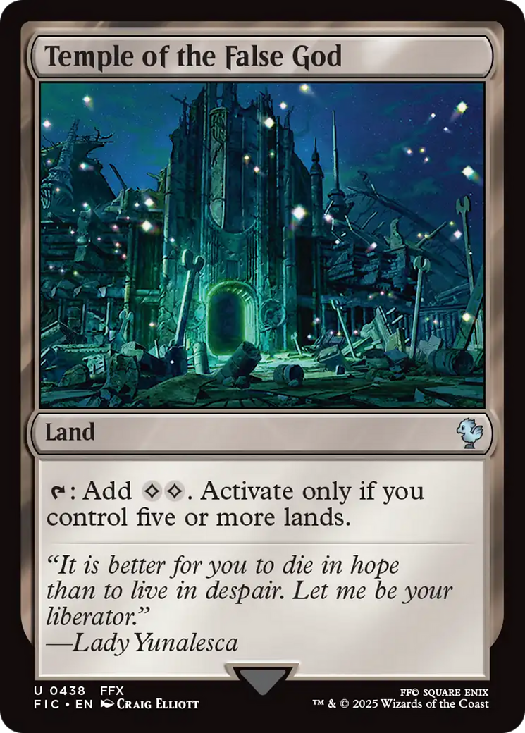 Temple of the False God [FINAL FANTASY Commander] | Tabernacle Games