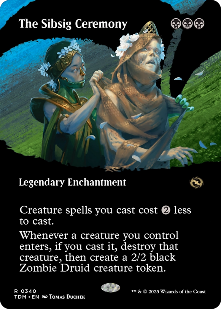 The Sibsig Ceremony (Borderless) [Tarkir: Dragonstorm] | Tabernacle Games