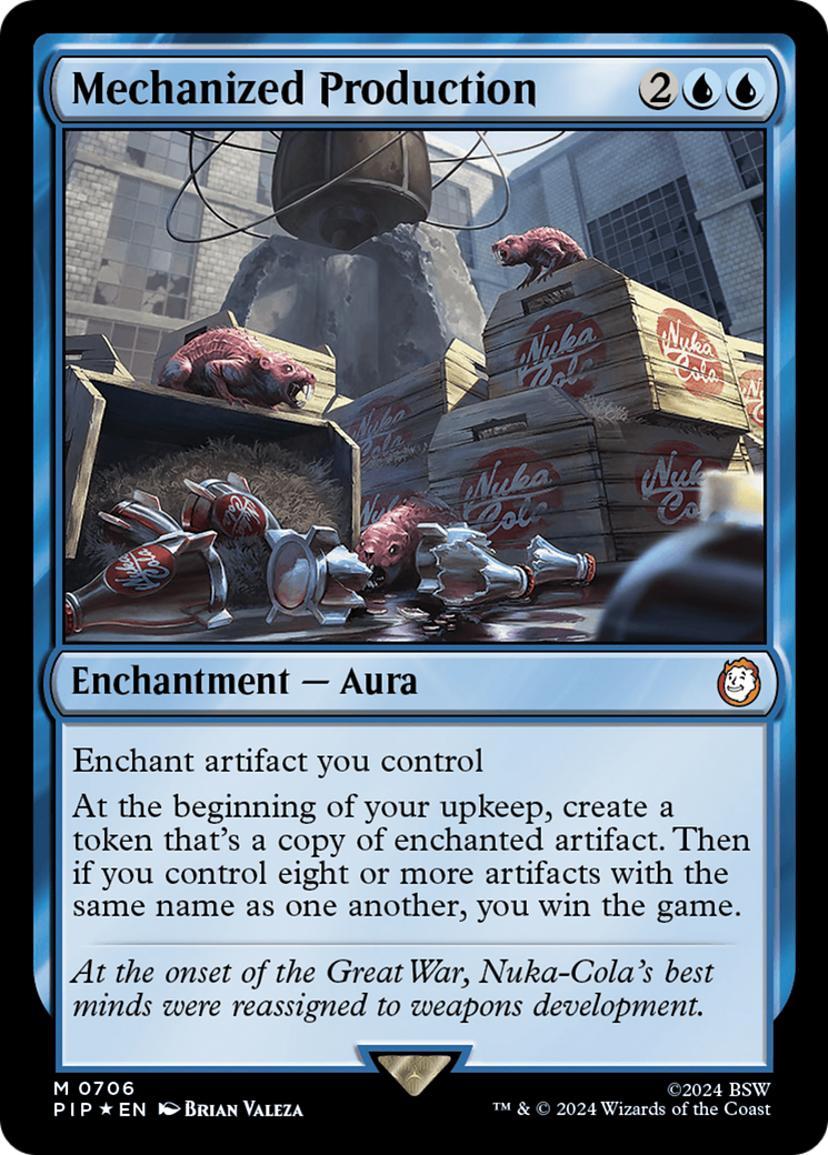 Mechanized Production (Surge Foil) [Fallout] | Tabernacle Games