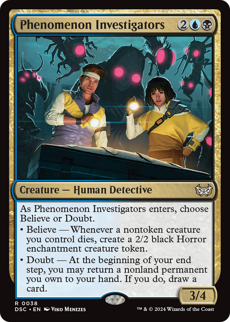 Phenomenon Investigators [Duskmourn: House of Horror Commander] | Tabernacle Games