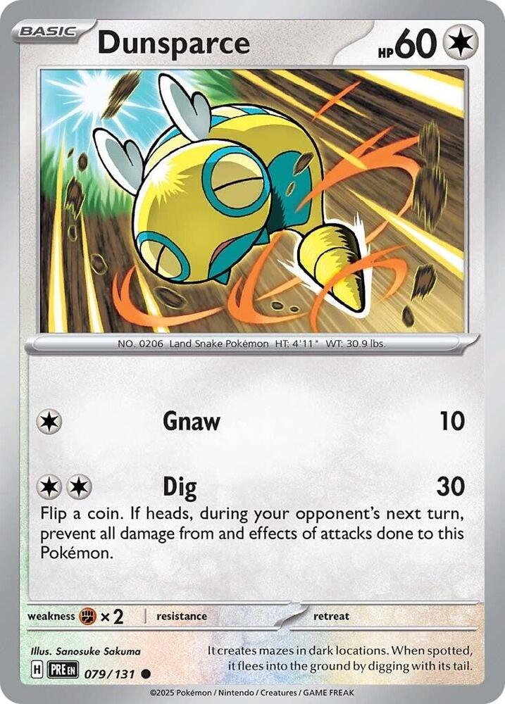 Dunsparce (079/131) [Scarlet & Violet: Prismatic Evolutions] | Tabernacle Games