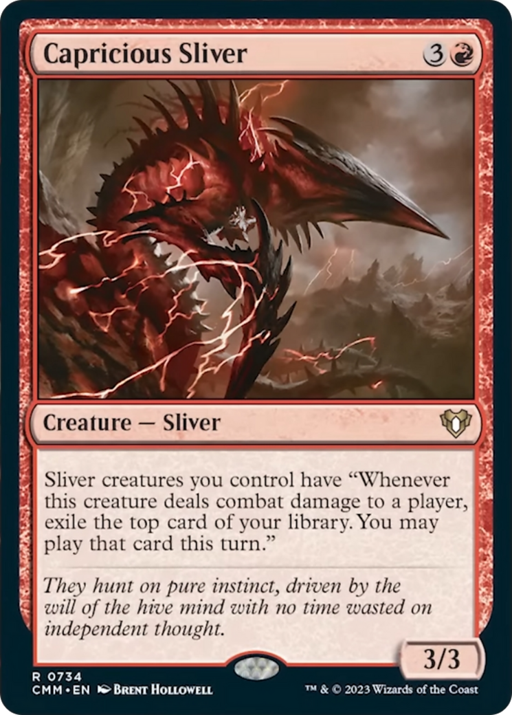 Capricious Sliver [Commander Masters] | Tabernacle Games