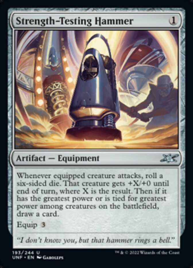 Strength-Testing Hammer [Unfinity] | Tabernacle Games