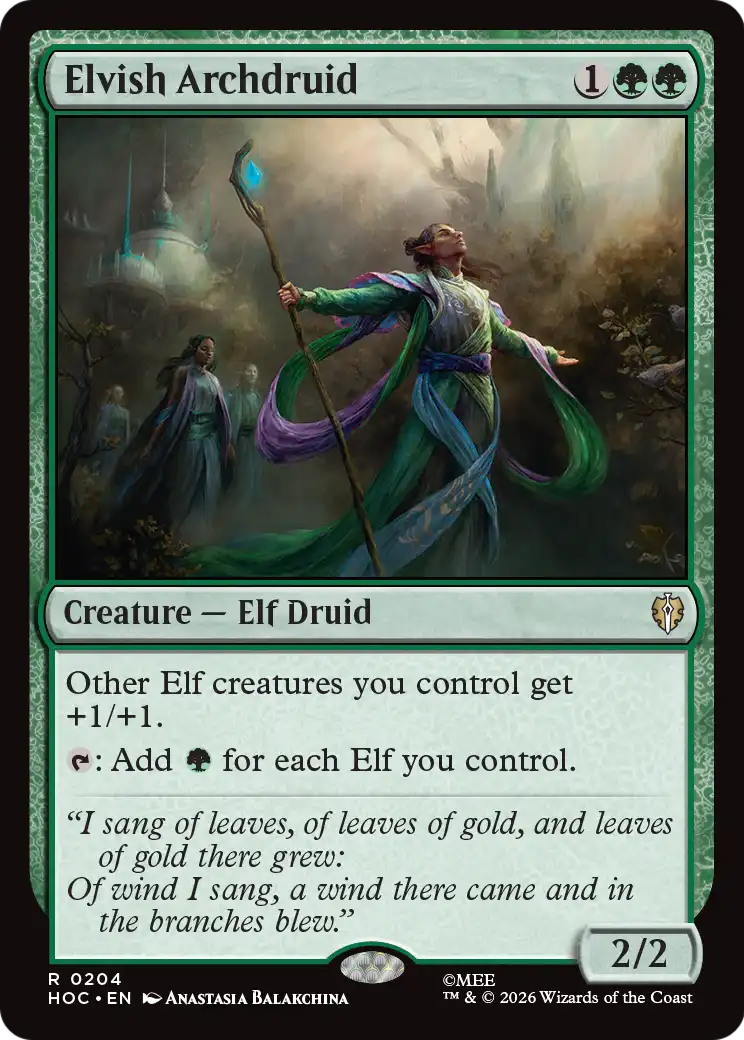 Elvish Archdruid [The Hobbit: Eternal-Legal] | Tabernacle Games