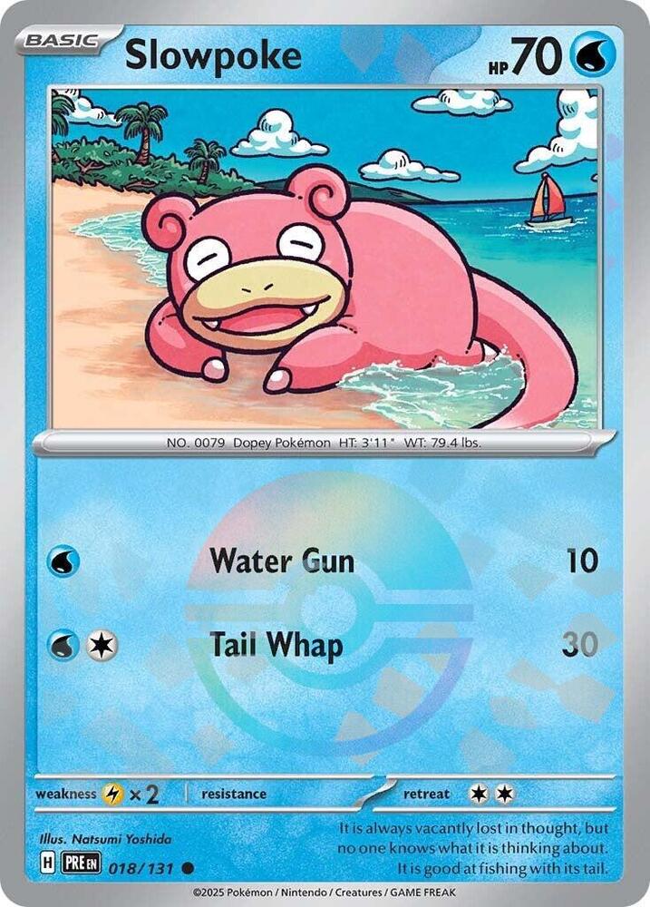 Slowpoke (018/131) (Poke Ball Pattern) [Scarlet & Violet: Prismatic Evolutions] | Tabernacle Games