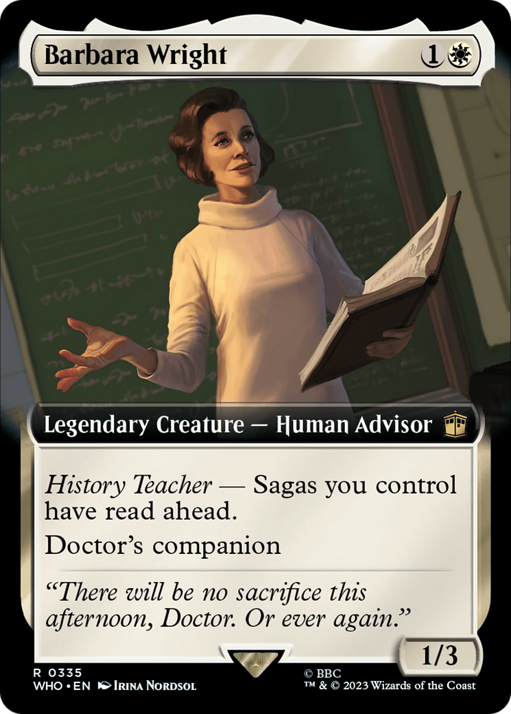 Barbara Wright (Extended Art) [Doctor Who] | Tabernacle Games