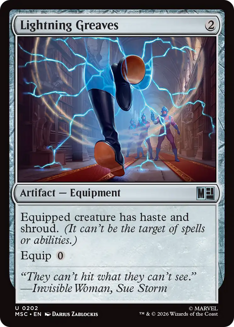 Lightning Greaves [Marvel Super Heroes Commander] | Tabernacle Games