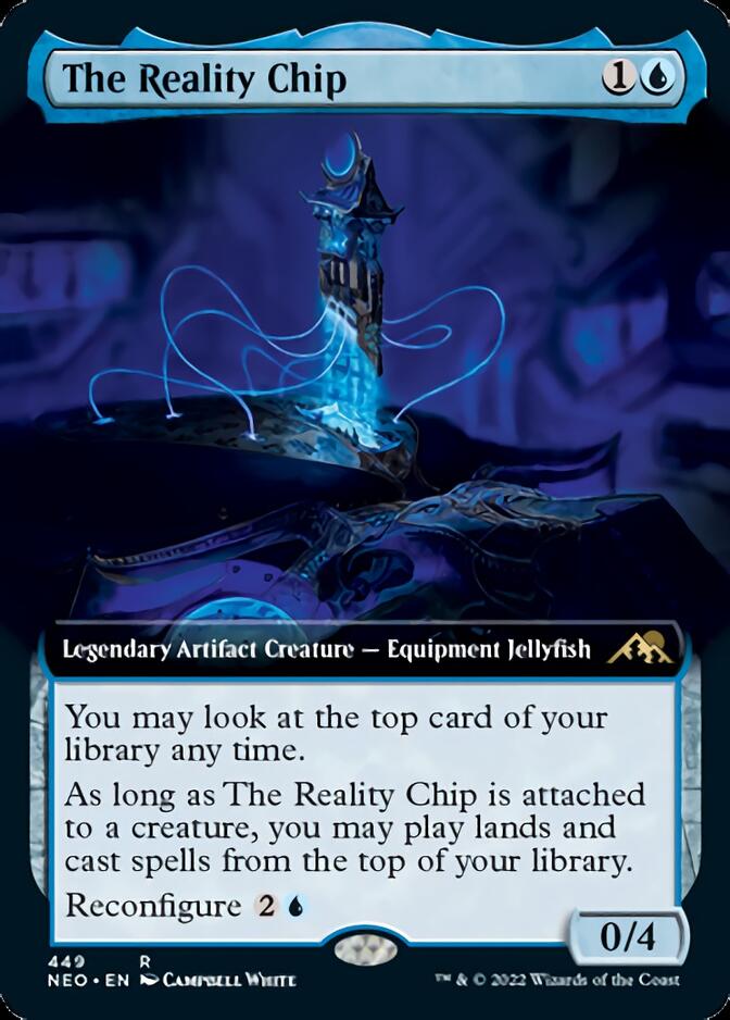 The Reality Chip (Extended Art) [Kamigawa: Neon Dynasty] | Tabernacle Games