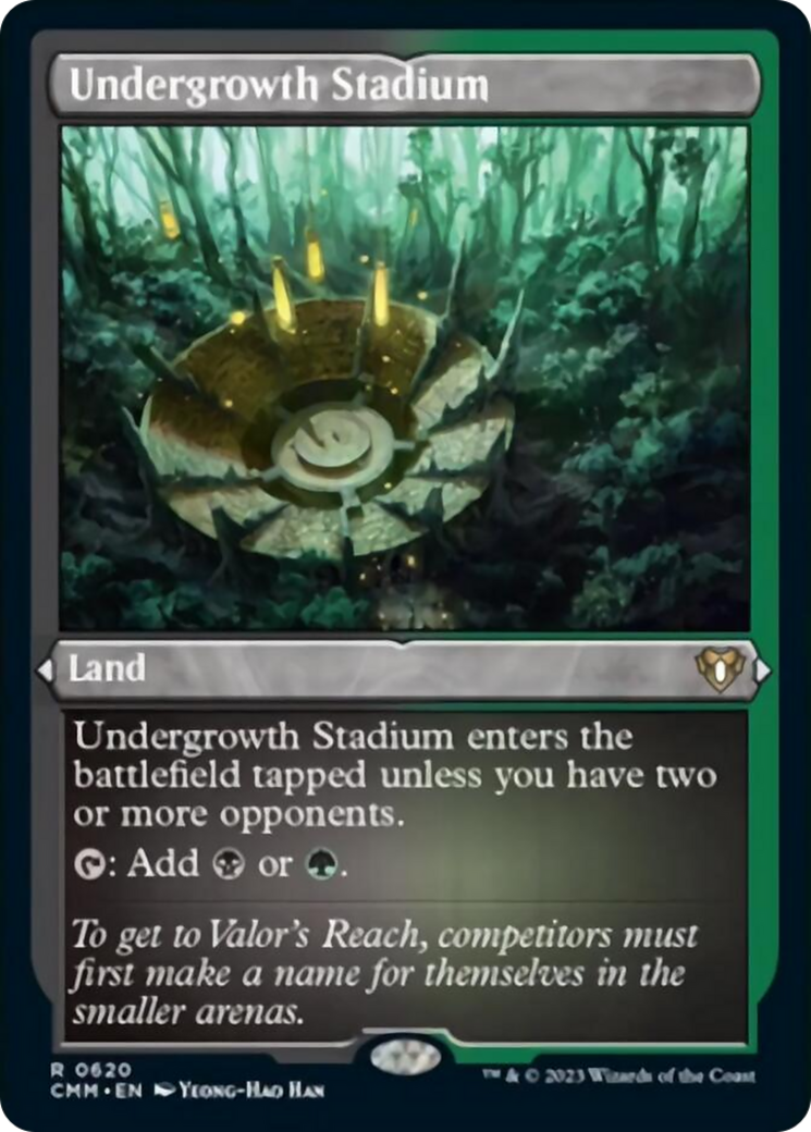 Undergrowth Stadium (Foil Etched) [Commander Masters] | Tabernacle Games