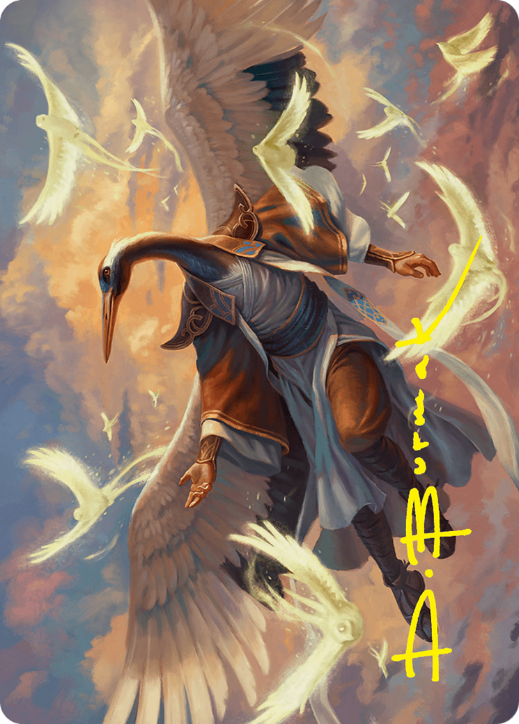 Kykar, Zephyr Awakener Art Card (16/54) (Gold-Stamped Signature) [Foundations Art Series] | Tabernacle Games
