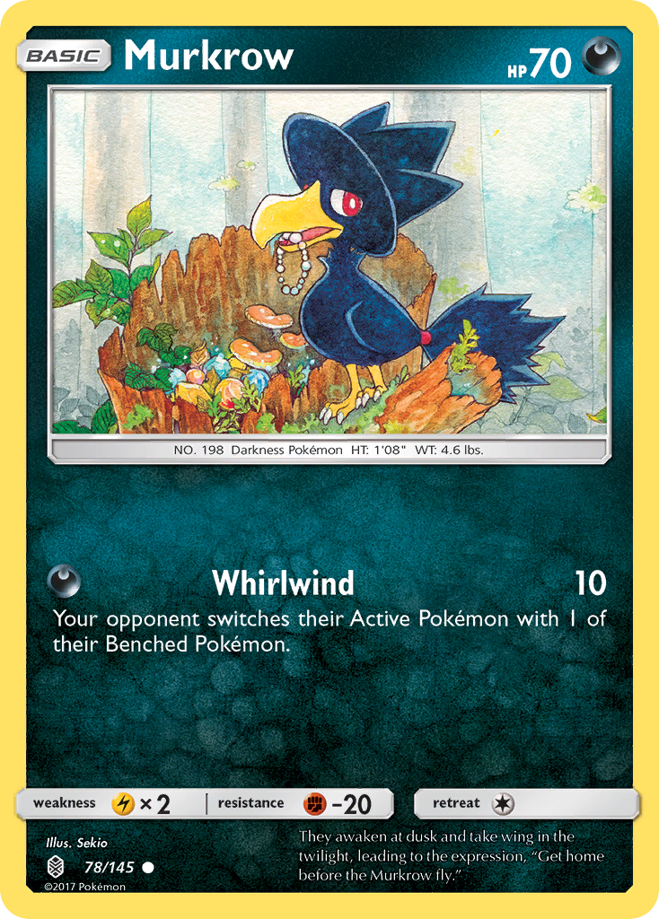 Murkrow (78/145) [Sun & Moon: Guardians Rising] | Tabernacle Games