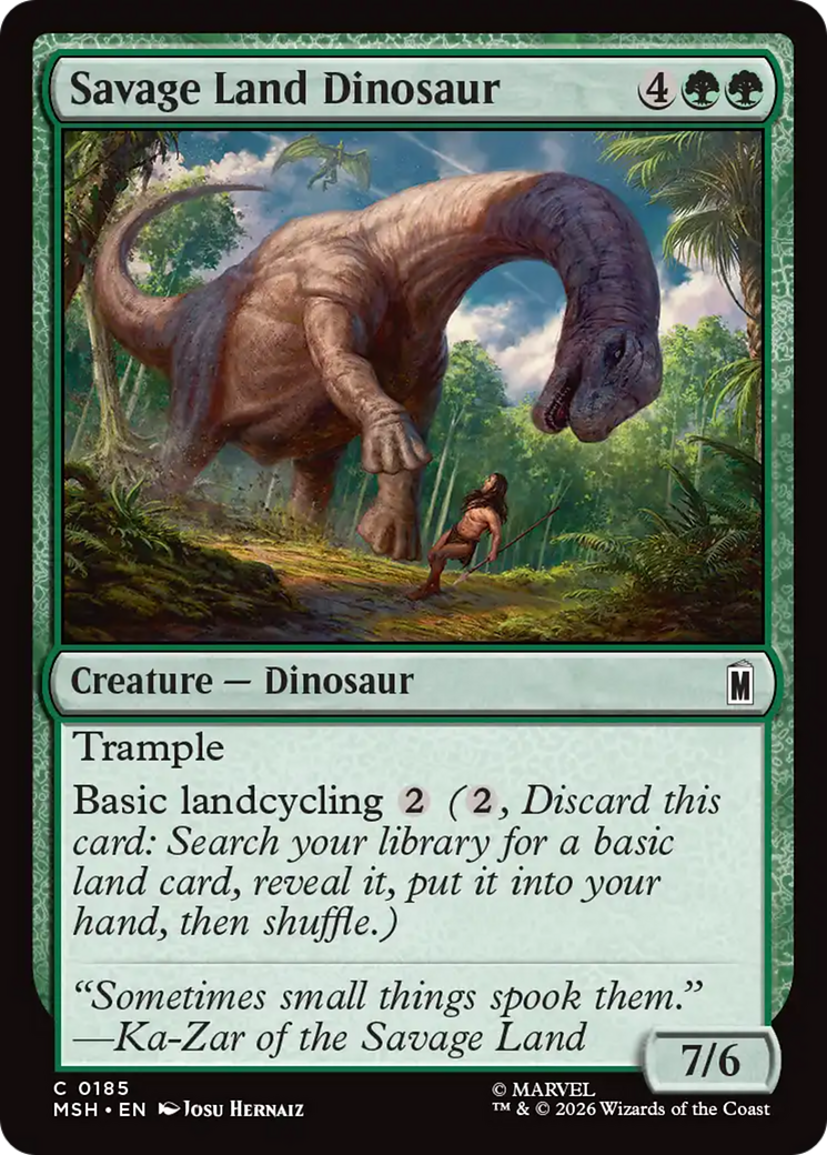 Savage Land Dinosaur [Marvel Super Heroes] | Tabernacle Games