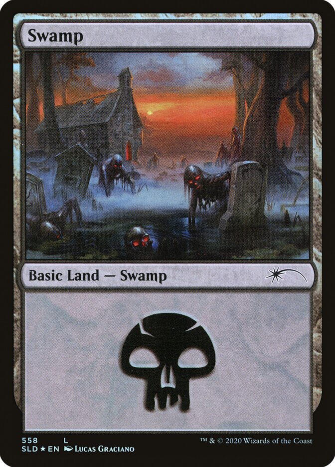 Swamp (Reanimated) (558) [Secret Lair Drop Promos] | Tabernacle Games