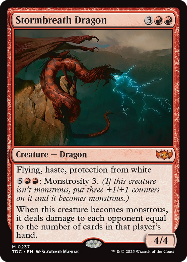 Stormbreath Dragon [Tarkir: Dragonstorm Commander] | Tabernacle Games