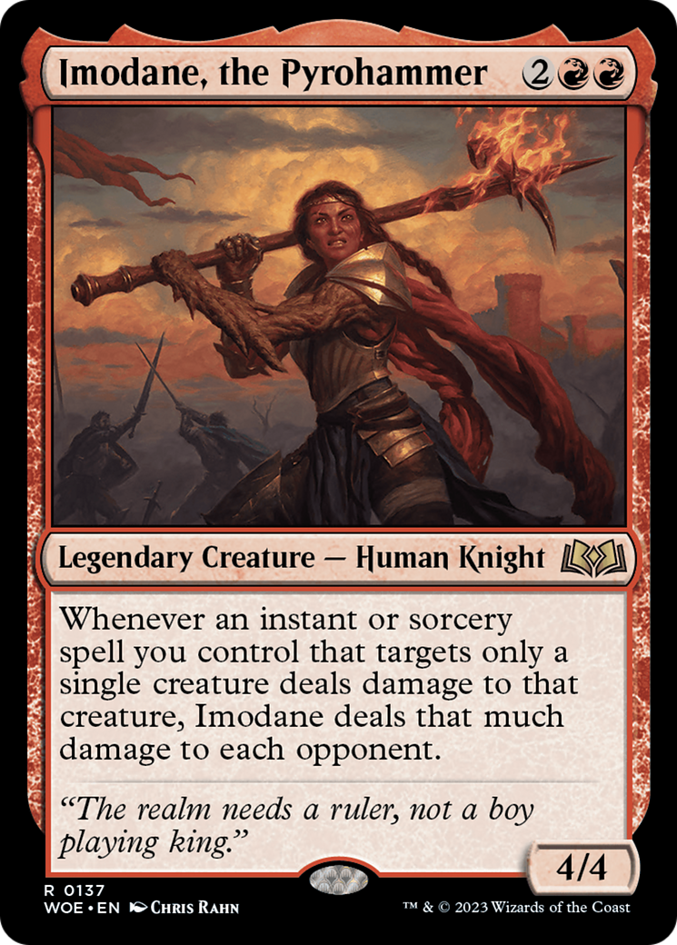 Imodane, the Pyrohammer [Wilds of Eldraine] | Tabernacle Games