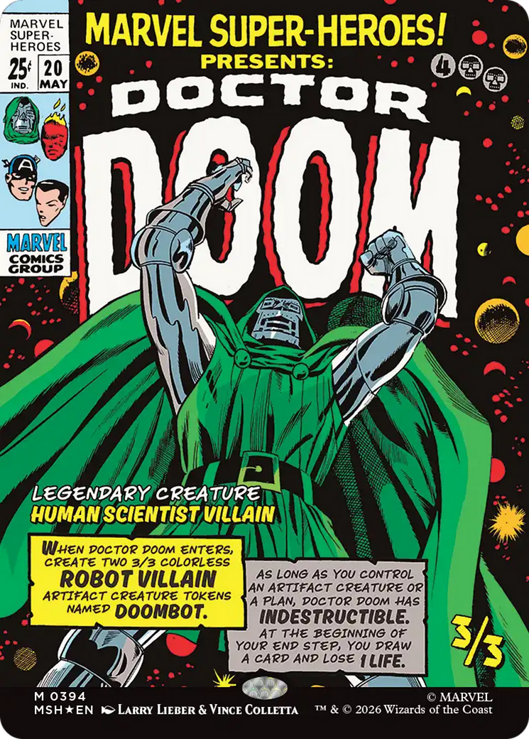 Doctor Doom (Borderless) [Marvel Super Heroes] | Tabernacle Games