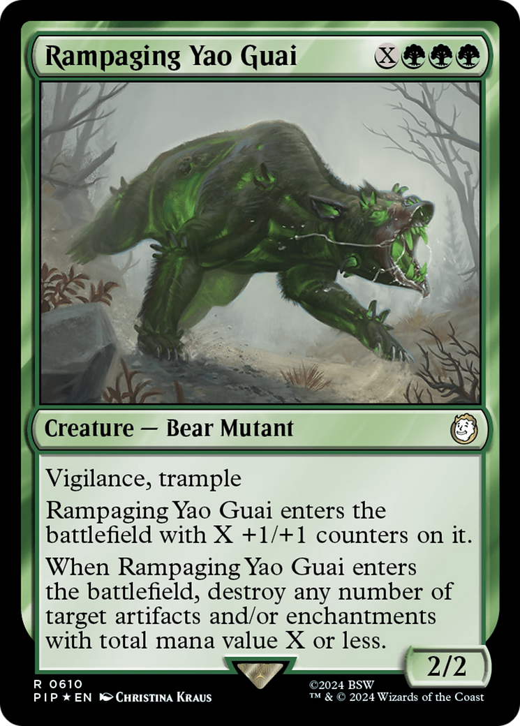 Rampaging Yao Guai (Surge Foil) [Fallout] | Tabernacle Games