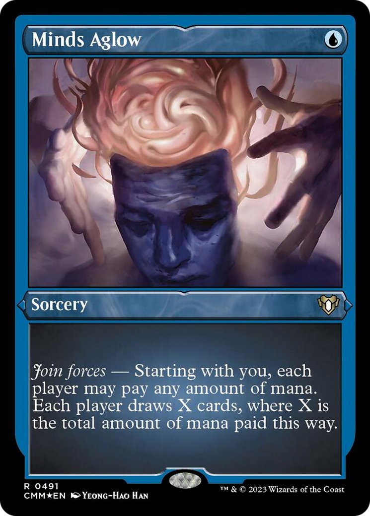 Minds Aglow (Foil Etched) [Commander Masters] | Tabernacle Games