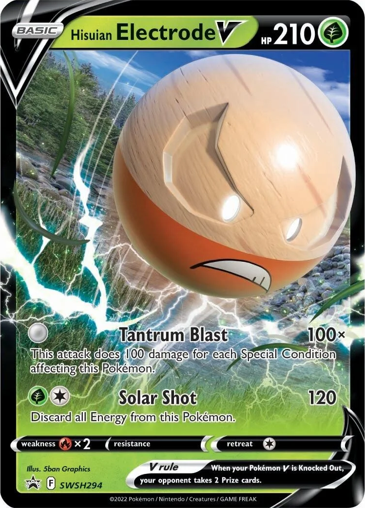 Hisuian Electrode V (SWSH294) [Sword & Shield: Black Star Promos] | Tabernacle Games