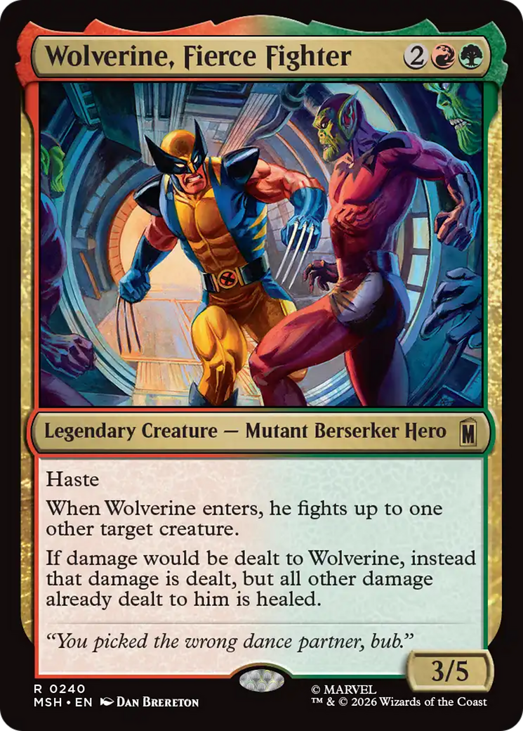 Wolverine, Fierce Fighter [Marvel Super Heroes] | Tabernacle Games